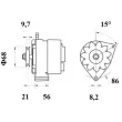 Alternateur MAHLE MG 187 - Visuel 2