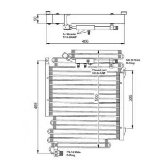 Condenseur, climatisation NRF 35056
