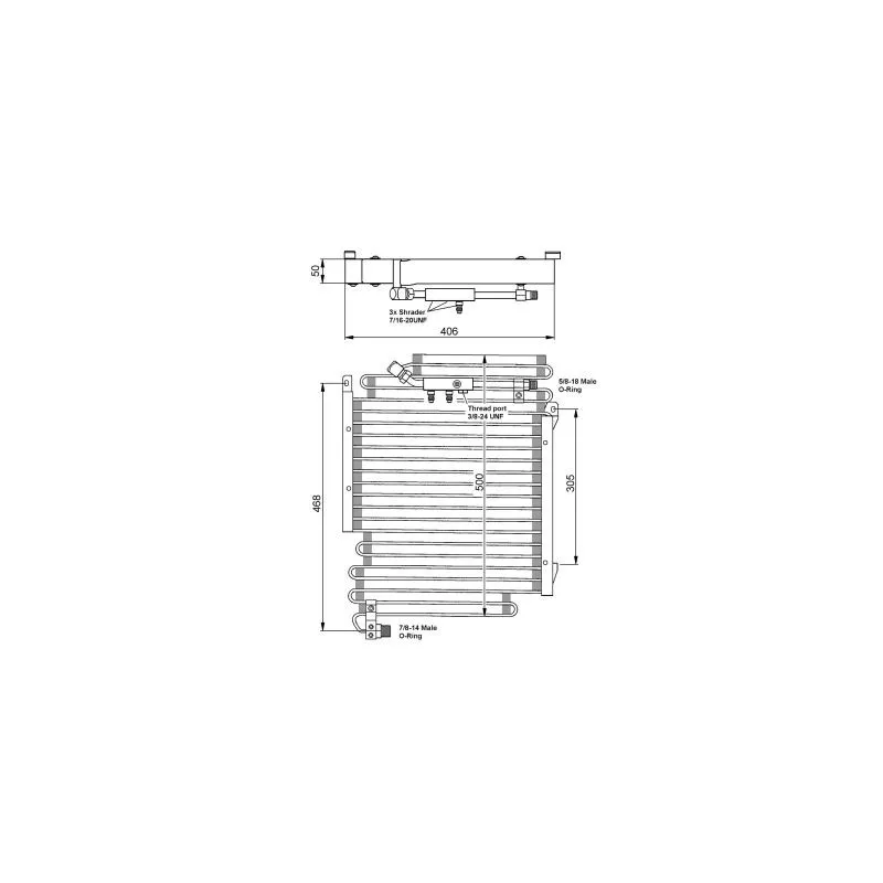Condenseur, climatisation NRF 35056