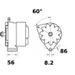 Alternateur MAHLE MG 201 - Visuel 2