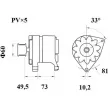 Alternateur MAHLE MG 208 - Visuel 3