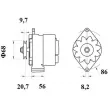 Alternateur MAHLE MG 217 - Visuel 2