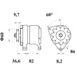 Alternateur MAHLE MG 222 - Visuel 2