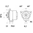 Alternateur MAHLE MG 228 - Visuel 2