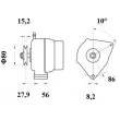 Alternateur MAHLE MG 234 - Visuel 2