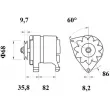 Alternateur MAHLE MG 239 - Visuel 2