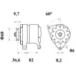 Alternateur MAHLE MG 241 - Visuel 2