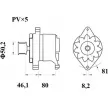 Alternateur MAHLE MG 250 - Visuel 2