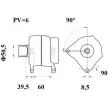 Alternateur MAHLE MG 253 - Visuel 2