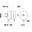 Alternateur MAHLE MG 26 - Visuel 2