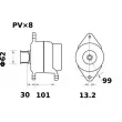 Alternateur MAHLE MG 267 - Visuel 2