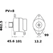 Alternateur MAHLE MG 273 - Visuel 2
