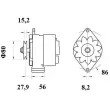 Alternateur MAHLE MG 278 - Visuel 2