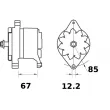Alternateur MAHLE MG 288 - Visuel 2