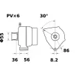 Alternateur MAHLE MG 305 - Visuel 2