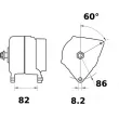 Alternateur MAHLE MG 308 - Visuel 2