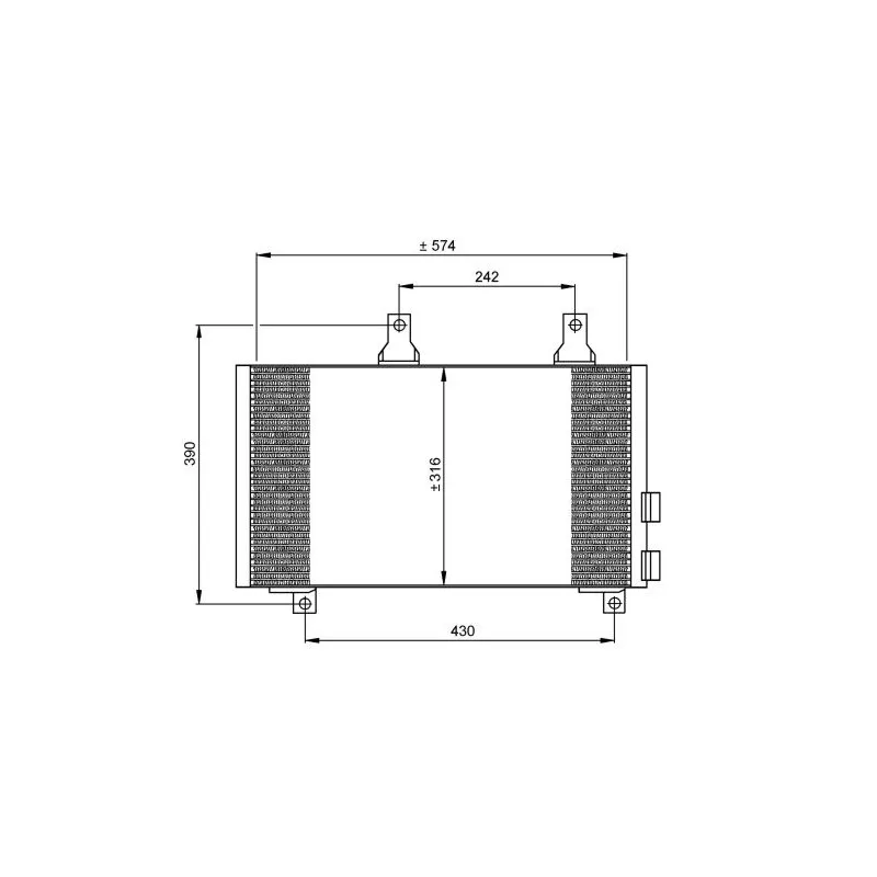 Condenseur, climatisation NRF 35185