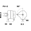 Alternateur MAHLE MG 32 - Visuel 2