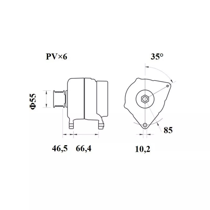 Alternateur MAHLE MG 328 - Visuel 1