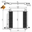 Condenseur, climatisation NRF 35201 - Visuel 1