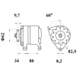 Alternateur MAHLE MG 372 - Visuel 2
