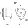 Alternateur MAHLE MG 373 - Visuel 2