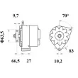 Alternateur MAHLE MG 374 - Visuel 2