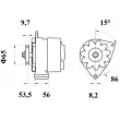Alternateur MAHLE MG 376 - Visuel 2