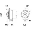 Alternateur MAHLE MG 380 - Visuel 2