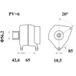 Alternateur MAHLE MG 387 - Visuel 2
