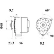 Alternateur MAHLE MG 389 - Visuel 2