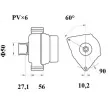 Alternateur MAHLE MG 398 - Visuel 2