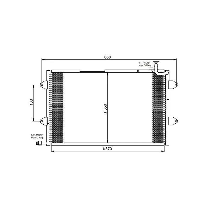 Condenseur, climatisation NRF 35217