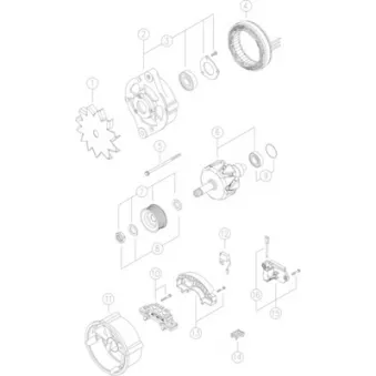 Alternateur MAHLE MG 401