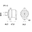 Alternateur MAHLE MG 406 - Visuel 2