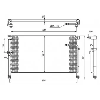 Condenseur, climatisation NRF 35223