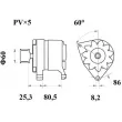 Alternateur MAHLE MG 415 - Visuel 2