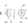 Alternateur MAHLE MG 427 - Visuel 2