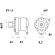Alternateur MAHLE MG 428 - Visuel 2