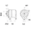 Alternateur MAHLE MG 429 - Visuel 2