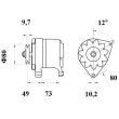 Alternateur MAHLE MG 437 - Visuel 2