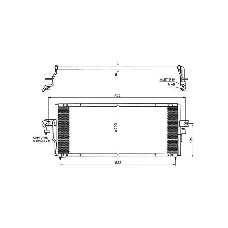 Condenseur, climatisation NRF 35231