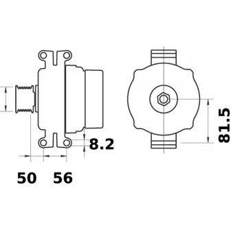 Alternateur MAHLE MG 448