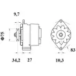 Alternateur MAHLE MG 478 - Visuel 2