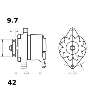 Alternateur MAHLE MG 491