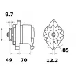 Alternateur MAHLE MG 504 - Visuel 2