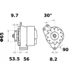 Alternateur MAHLE MG 512 - Visuel 2