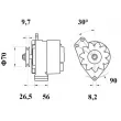 Alternateur MAHLE MG 513 - Visuel 2