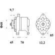 Alternateur MAHLE MG 520 - Visuel 2