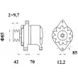 Alternateur MAHLE MG 524 - Visuel 2
